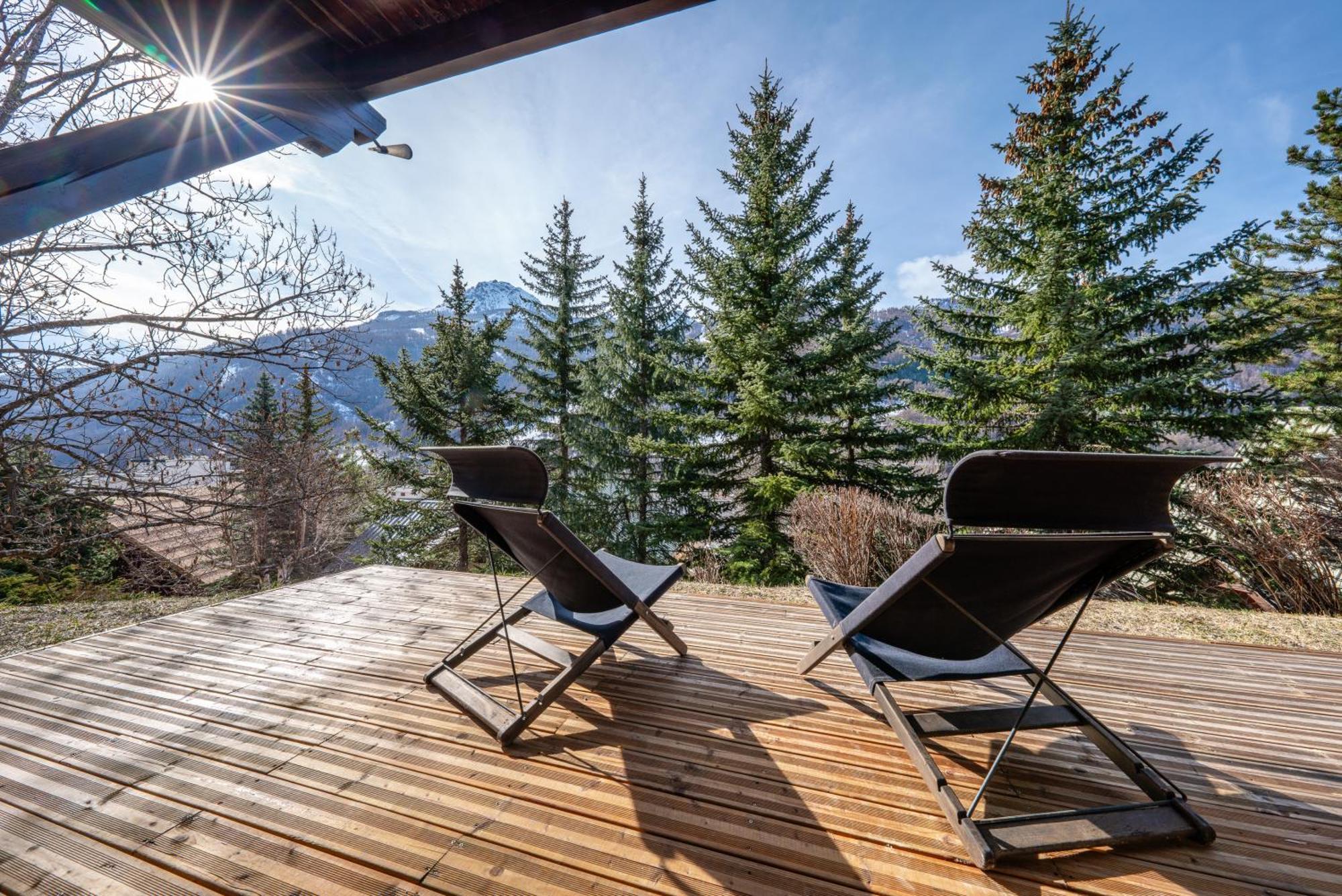 Serre Chevalier Studio 30 M2 Coin Montagne A 8 Minutes Des Pistes Saint-Chaffrey Exteriör bild